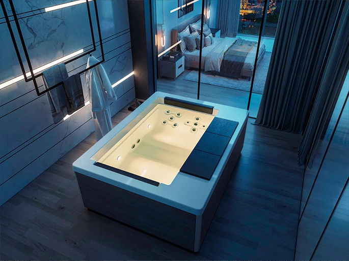 spa interior para hotel modelo de jacuzzi suite de aquavia spa